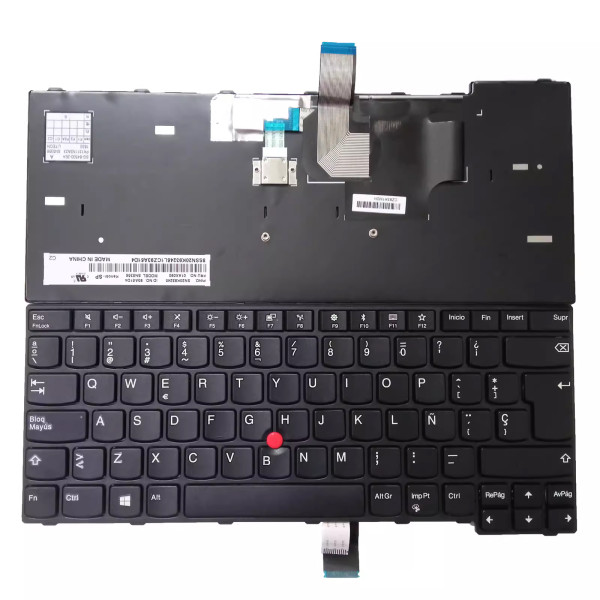 by high qulity Lenovo ThinkPad E475 E470 E470C trackpoint Spanish SP keyboard on laptop-keyboard.com