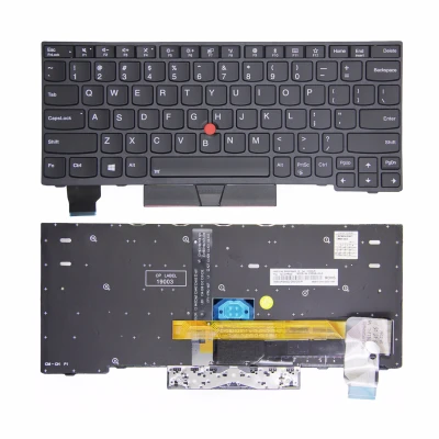 Lenovo Thinkpad X280 A285 X390 X395, X13 Gen 1, L13 Gen 1 Gen 2, L13 yoga Gen 1 zwart frame verlicht US toetsenbord hoge kopie