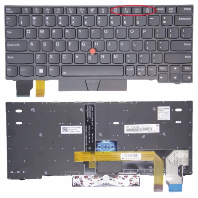 Lenovo Thinkpad X280 A285 X390 X395, X13 Gen 1, L13 Gen 1 Gen 2, L13 yoga Gen 1 zwart frame verlichte oproep US toetsenbord origineel