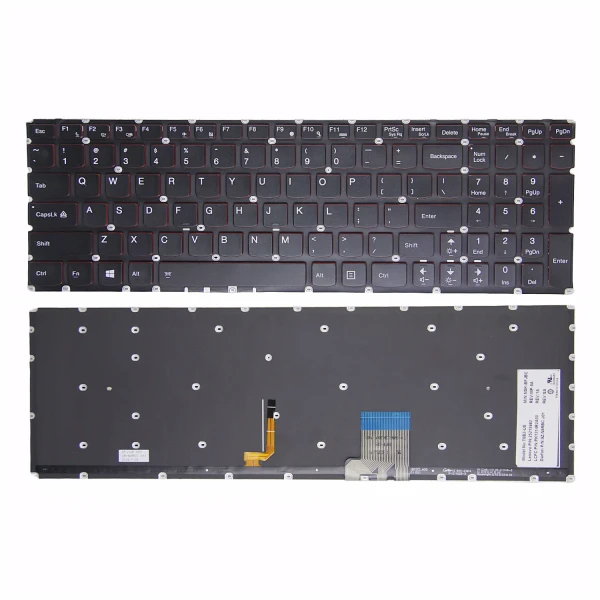 by high quality Lenovo Y50-70 U530 Y50P merah backlit US keyboard on laptop-keyboard.com