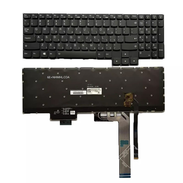 by high qulity Lenovo Y7000 2020 R7000 Y7000P R7000P 2020 7 color backlit Hebrew HB keyboard on laptop-keyboard.com