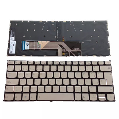 Lenovo yoga 530-14IKB 530-14ARR 730-13IKB gold backlit Spanish SP keyboard