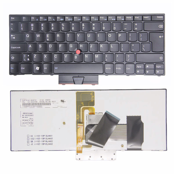 by high qulity Lenovo thinkpad X1 Carbon 2012 backlit US UI keyboard original on laptop-keyboard.com