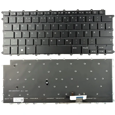 LG Gram 14Z90P, 14Z90P-G, 14Z90P-K, 14T90P, 14Z90R, 14Z90Q, Series backlit German DE keyboard black