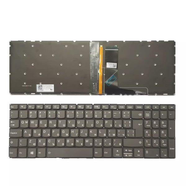 by high qulity Lenovo 320-15 320-15IAP 320-15ABR 320-15AST 320-15ISK gray backlit Bulgarian BG keyboard on laptop-keyboard.com