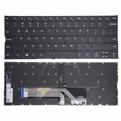 Lenovo yoga 730- 13IKB 730- 13IWL 730- 15IKB 730- 15IWL hitam backlit US keyboard asli