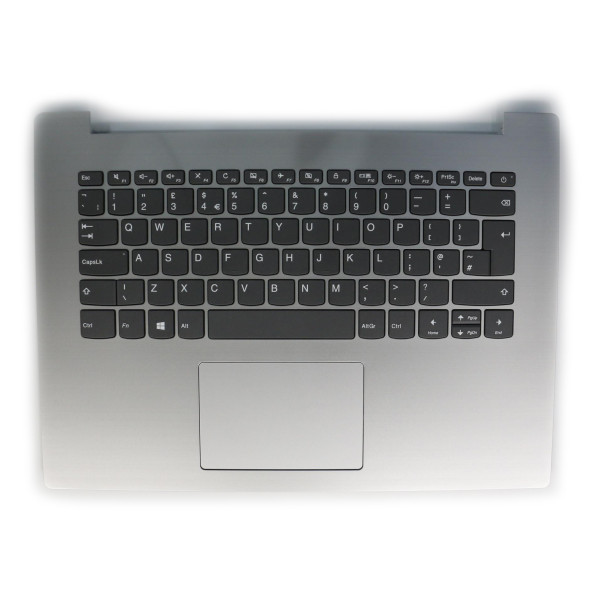 by high qulity Lenovo IdeaPad 330-14IGM 330-14AST silver UK keyboard palmrest on laptop-keyboard.com