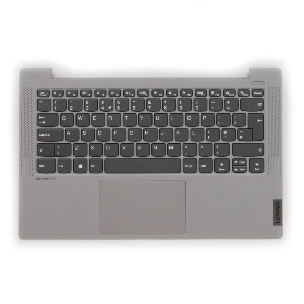 by high qulity Lenovo IdeaPad 5-14ARE05 5-14ITL05 gray white UK keyboard palmrest on laptop-keyboard.com