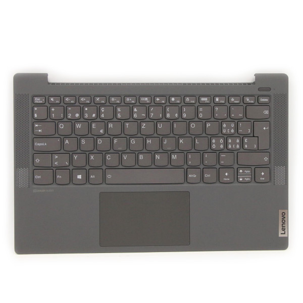 by high qulity Lenovo IdeaPad 5 14ARE05 5CB1A13989 Gray backlit Swiss SW keyboard palmrest on laptop-keyboard.com