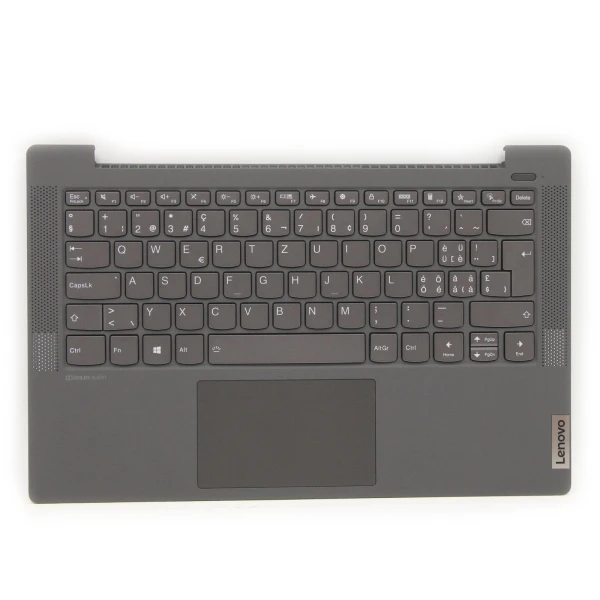 by high quality Lenovo IdeaPad 5 14ARE05 5CB1A13989 Gray backlit Swiss SW keyboard palmrest on laptop-keyboard.com