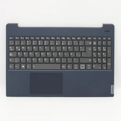 Lenovo IdeaPad S340-15IIL zils atpakaļskata Latīņu LA tastatūra palmrest