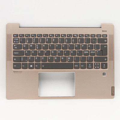 Lenovo Ideapad S540-14API Teclado Rose Gold backlit Norwegian NE keyboard palmrest