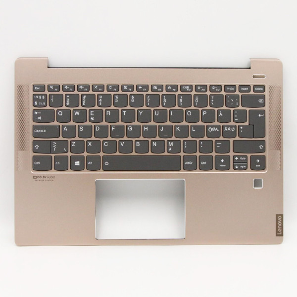 by high quality Lenovo Ideapad S540-14API Teclado Rose Gold backlit Norvegian NE claviatură palmrest on laptop-keyboard.com