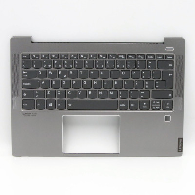 Lenovo Ideapad S540-14API Teclado gray backlit Portuguese PO keyboard palmrest