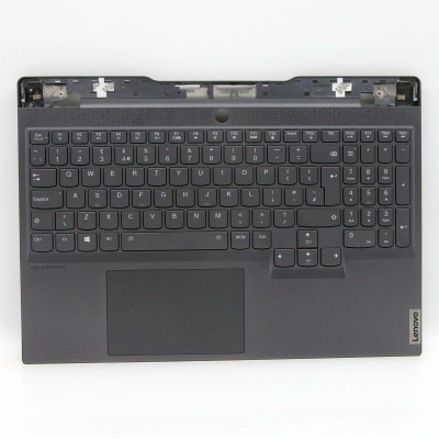 Lenovo Legion S7-15ACH6 5CB1C94078 gray RGB backlit UK keyboard palmrest