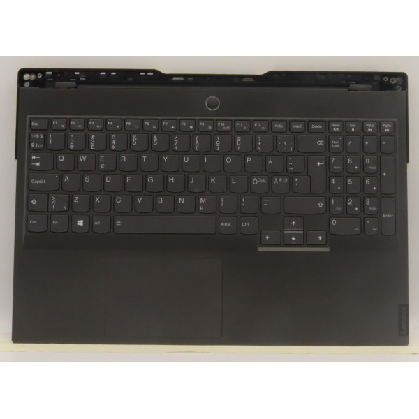 by high qulity Lenovo Legion Y740S-15IMH 5CB0Z31281 gray backlit Norwegian NE keyboard palmrest on laptop-keyboard.com