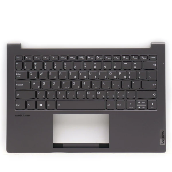 by high quality Lenovo ThinkBook 13x ITG 5CB1C93607 Gray backlit Hebrew HB keyboard palmrest on laptop-keyboard.com