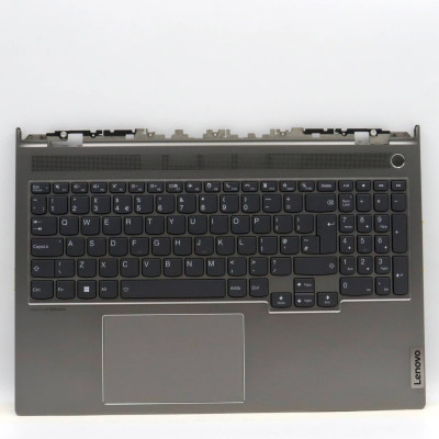 Lenovo ThinkBook 16p G3 ACH gray backlit UK keyboard palmrest