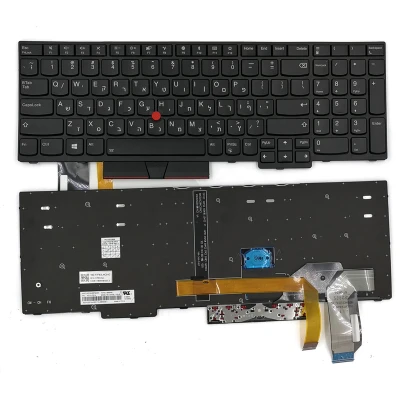 Lenovo ThinkPad E580, E585, E590, E595, L580, L590, R590, T590, Hebrew HB backlit black frame keyboard