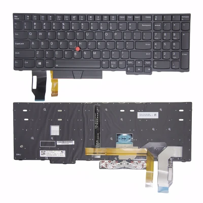 Lenovo ThinkPad E580, E585, E590, E595, L580, L590, R590, T590, zwart verlicht US toetsenbord origineel