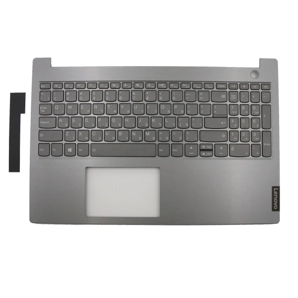 by high quality Lenovo Thinkbook 15-IIL 15-IML 5CB0W45213 silver backlit Hebrew HB keyboard palmrest on laptop-keyboard.com