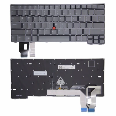 Lenovo Thinkpad P14s Gen 3 Gen 4 gray backlit US keyboard