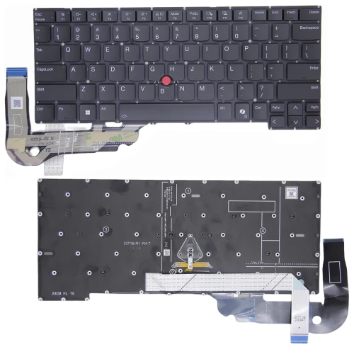 Lenovo Thinkpad T1g Gen 8 21TD 21TE backlit US keyboard AI black
