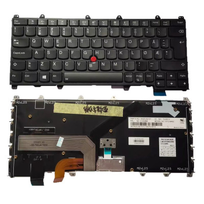 Lenovo Thinkpad X380 yoga 4th yoga 370 SN20P38796 black backlit Norwegian NE keyboard