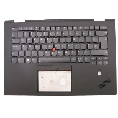 Lenovo Thinkpad yoga X1 3rd 2018 01LX855 backlit UK keyboard palmrest