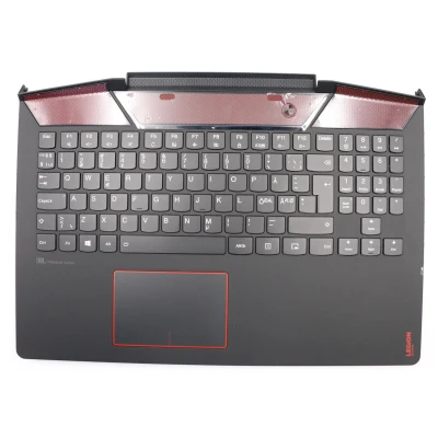 Lenovo Y720-15IKB 5CB0N67203 black RGB backlit Norwegian NE keyboard palmrest