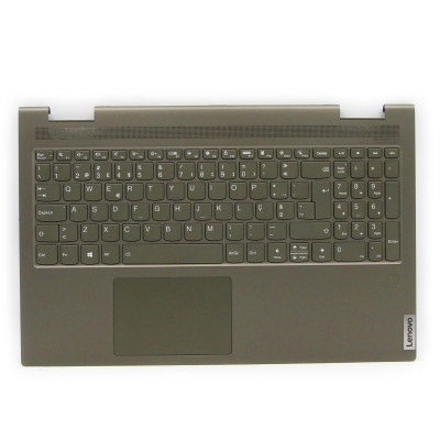 Lenovo yoga 7-15ITL5 5CB1A22446 Moss green backlit Portuguese PO keyboard palmrest