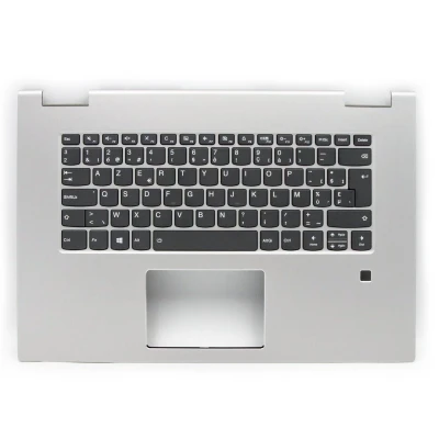 Lenovo yoga 730- 15IKB 5CB0Q96520 perak yang dinyalakan mundur papan tik Belgian BE palmrest