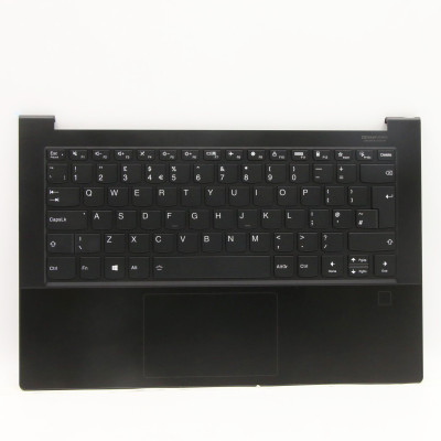 Lenovo yoga 9-14ITL5 black fingerprint backlit UK keyboard palmrest