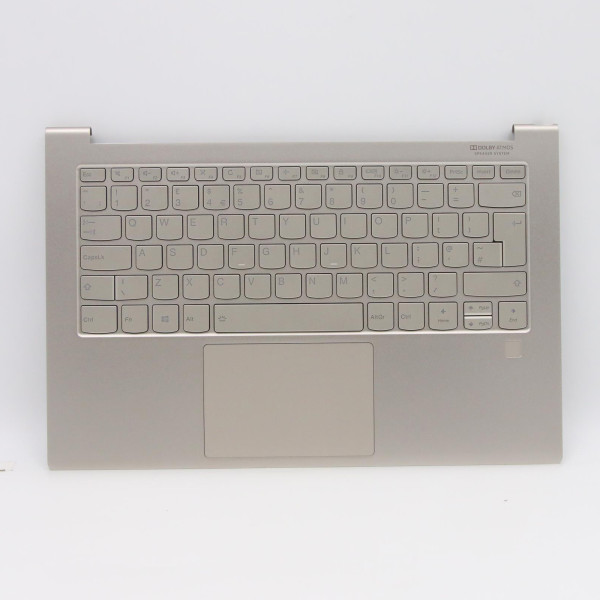 by high qulity Lenovo yoga C940-14IIL 5CB0U44269 gold backlit UK keyboard palmrest on laptop-keyboard.com
