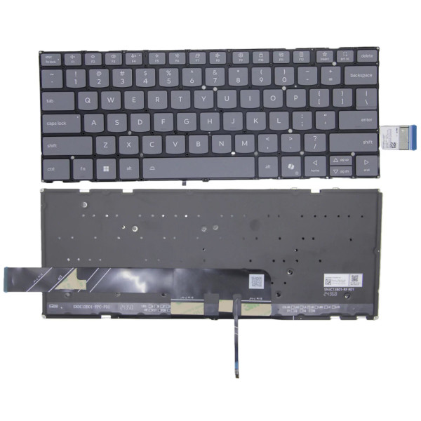 by high quality Lenovo Yoga 7 2-in-1 14IPH11 14AGP11 14Q8Y11, tastatură US retroiluminată gri AI on laptop-keyboard.com