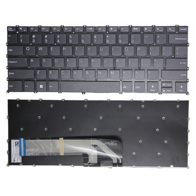 Lenovo ideapad 3 14ABA7, 5 14ABA7, 5 Pro-14ITL6, F10 slēdzenes melnais ASV tastatūra
