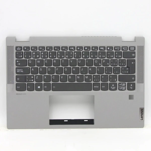 by high quality Lenovo ideapad Flex 5-14IIL05 5-14ITL05 Licht grijs verlicht Canadees Frans CF toetsenbord handsteun on laptop-keyboard.com