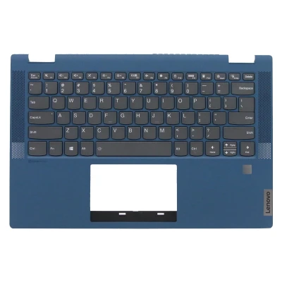 Lenovo ideapad Flex 5-14IIL05 5-14ITL05 backlit US keyboard palmrest blue