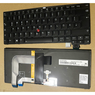 Lenovo thinkpad S2 T460S T470S backlit German DE tastatură