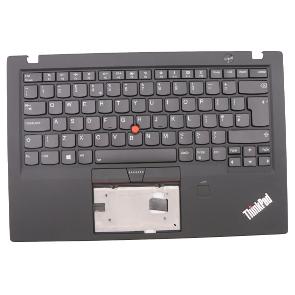 by high qulity Lenovo thinkpad X1 carbon 5th Gen 2017 01LX539 black backlit UK keyboard palmrest on laptop-keyboard.com