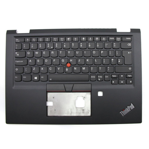 Lenovo thinkpad X390 Yoga backlit UK keyboard palmrest black WLAN version Lenovo thinkpad X390 Yoga backlit UK keyboard palmrest black WLAN version