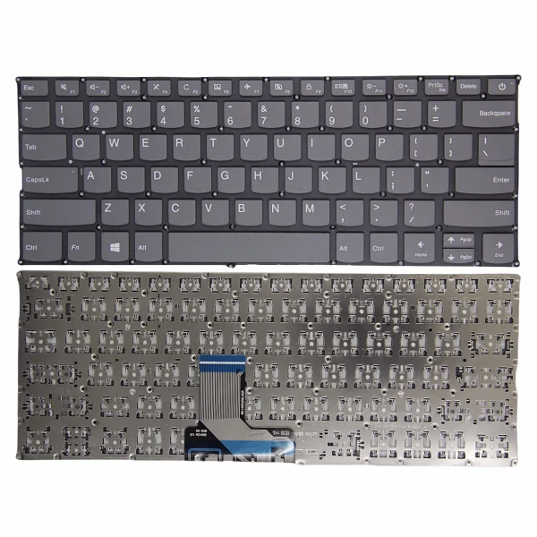 by high quality Lenovo V720-14 6-14IKB V530S-14IKB kekuatan abu-abu US keyboard asli on laptop-keyboard.com