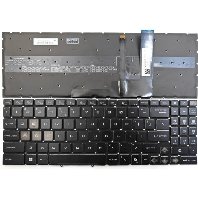 MSI Crosshair 16 17 HX D14VFKG D14VGKG 18 HX AI D2XWFKG D2XWGKG MS-1841 24-zone RGB backlit US keyboard AI
