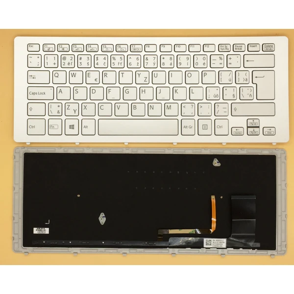 by high quality SONY SVF15N silver backlit Czech CZ keyboard on laptop-keyboard.com