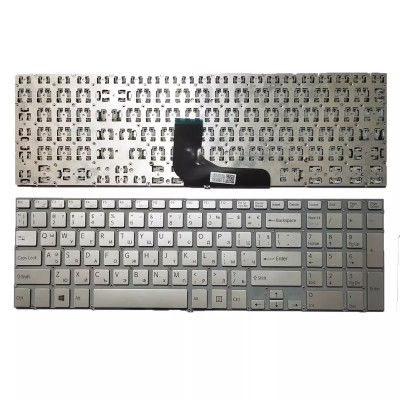 SONY Vaio SVF15 SVF15A SVF15E svf152 silver Bulgarian BG keyboard