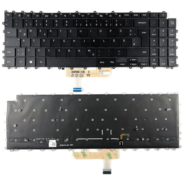 by high quality Samsung 950XDB, NT950XDB, NP950XDB, Iluminat din spate German DE tastatură negru Dual fan version on laptop-keyboard.com