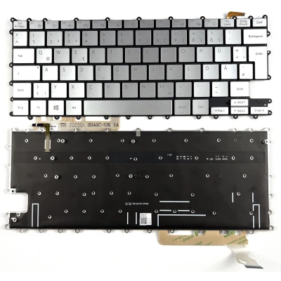 Samsung Galaxy Book Flex Alpha NP730QCJ, 730QCJ, NP730QDA, 730QDA, backlit German DE keyboard silver