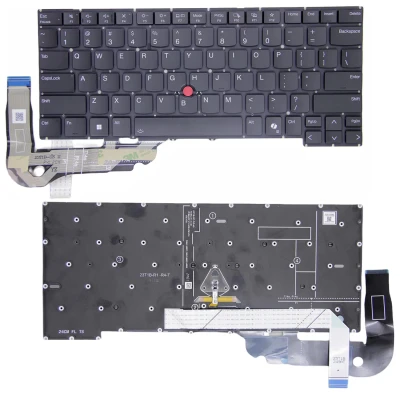 Lenovo thinkpad T14P Gen 2 Gen 3 / P1 Gen 7 Gen 8 US Backlit Keyboard, Black