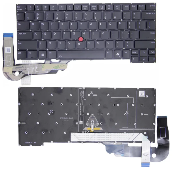 by high quality Lenovo thinkpad T14P Gen 2 Gen 3 / P1 Gen 7 Gen 8 negru Iluminat din spate US tastatură AI on laptop-keyboard.com