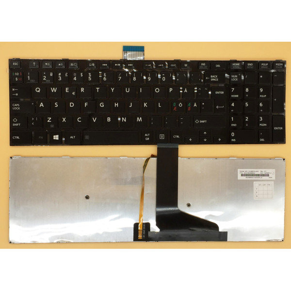 by high quality TOSHIBA S50-A S55-A L70-A L70-B L75-A L75-B C75-A C70-A C70-B Iluminat din spate Norwegian NE tastatură on laptop-keyboard.com